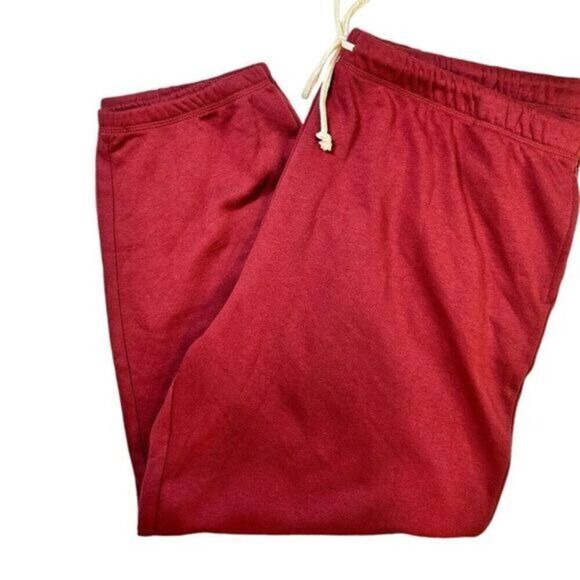 NWT Arizona Jean Co Plus Size Maroon Pull On Athletic Casual Joggers - Size XXXL - Picture 1 of 8